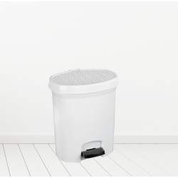 Cos Menajer Cu Pedala Nr.2 5.5l Alb Ck014