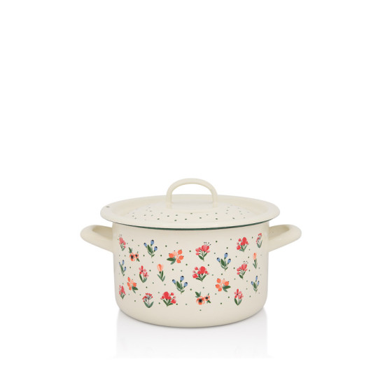 Cratita Adanca Emailata Clasica Cu Capac 18 Cm Those Little Things Metalac Cratita Adanca Emailata Clasica Cu Capac 18 Cm Those Little Things Metalac