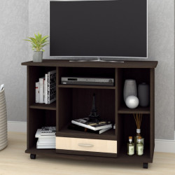 Comoda Tv Role 100x50x75 Wenge + Mesteacan