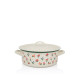 Cratita Joasa Emailata Clasica Cu Capac 22 Cm Those Little Things Metalac