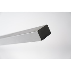 Teava Stalp Plastifiat Gri Antracit Ral7016 60x40 2.5m Cu Capac