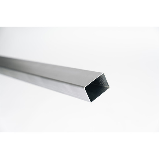 Teava Stalp Plastifiat Gri Antracit Ral7016 60x40 2.5m Cu Capac