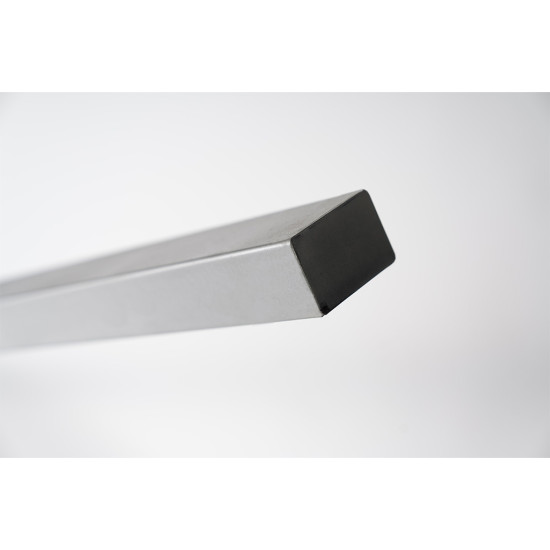 Teava Stalp Plastifiat Gri Antracit Ral7016 60x40 2.5m Cu Capac