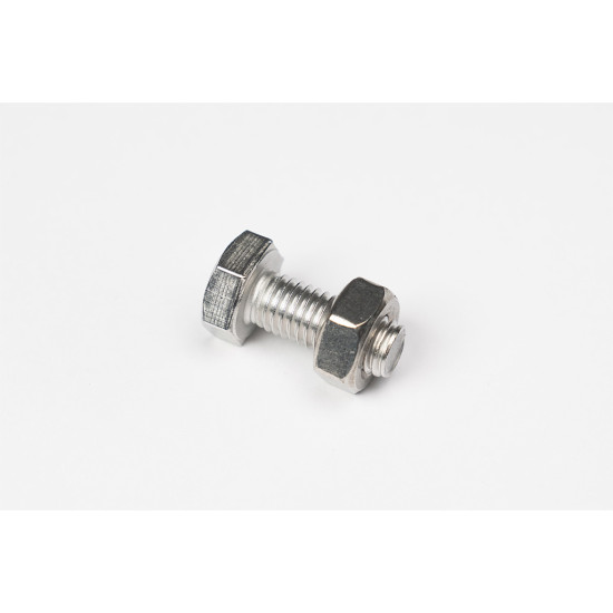 Surub Cap T M8x80 Zn+vps Gri+piulita Conica De Siguranta