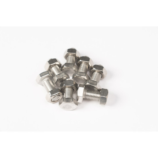 Surub Cap T M8x80 Zn+vps Gri+piulita Conica De Siguranta