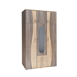 Dulap 3 Usi 120x50x198cm Sonoma Trufe