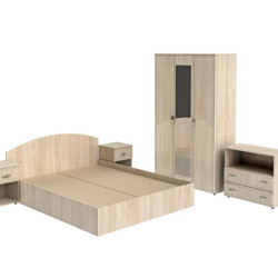 Dormitor Florin D120x50x200/p160 Sonoma