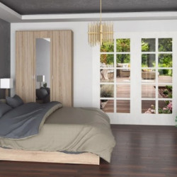 Dormitor Florin D120x50x200/p160 Sonoma