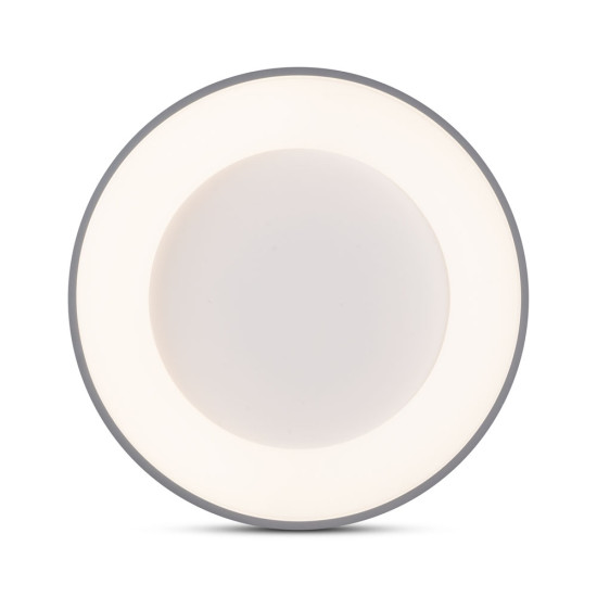Plafoniera Lind Led 32w 4000k 38cm Gri Ip20
