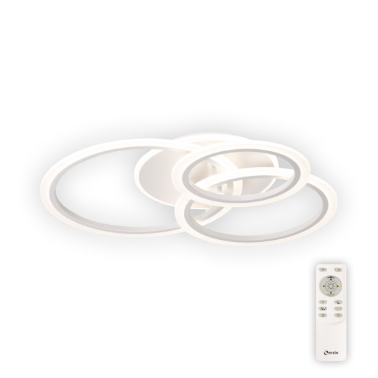 Plafoniera Circle Led 90w 3cct Alb Telecomanda