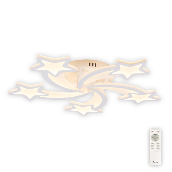 Plafoniera Star Led 86w 3cct Alb Telecomanda