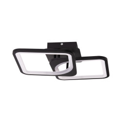 Aplica Margo Led 40w 3cct Negru Telecomanda