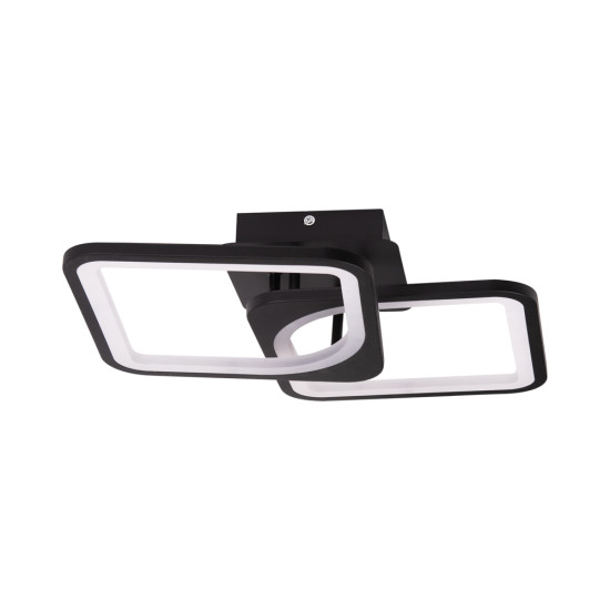 Aplica Margo Led 40w 3cct Negru Telecomanda