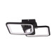 Aplica Margo Led 40w 3cct Negru Telecomanda