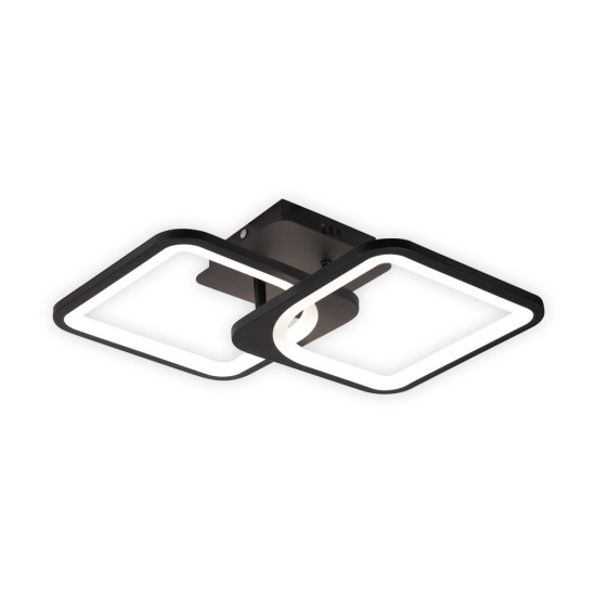Aplica Margo Led 40w 3cct Negru Telecomanda
