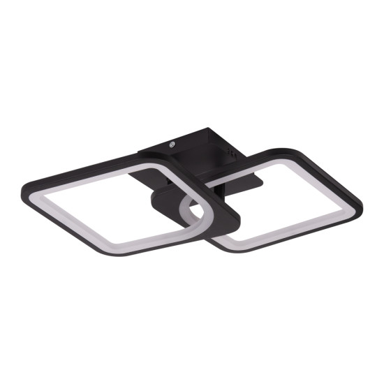 Aplica Margo Led 40w 3cct Negru Telecomanda