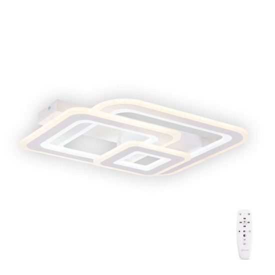 Plafoniera Mera Led 136w 3cct Alb Telecomanda