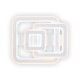 Plafoniera Mera Led 136w 3cct Alb Telecomanda