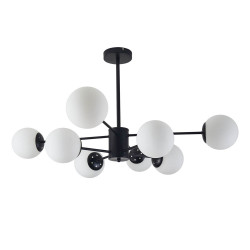 Pendul Lace 8xe27 Max 60w Negru Ip20