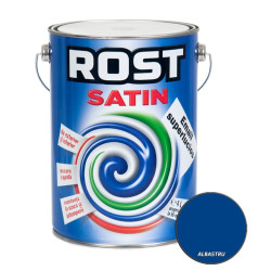 Rost Satin Email Superlucios Albastru 4l