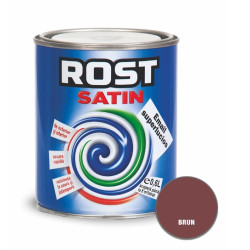 Rost Satin Email Superlucios Brun 0.6l