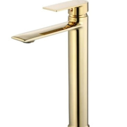 Baterie Lavoar Ermetiq Cu Montaj Pe Blat Moon Gold