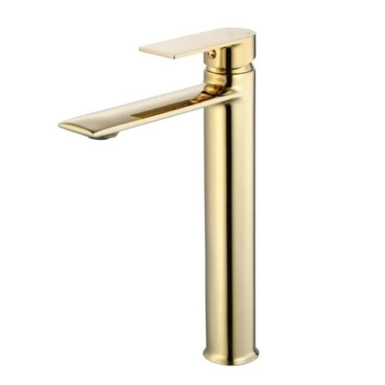 Baterie Lavoar Ermetiq Cu Montaj Pe Blat Moon Gold