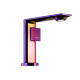 Baterie Lavoar Ermetiq Flat Purple