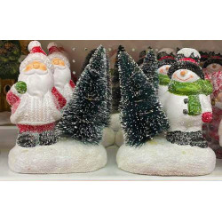 Figurina De Craciun Cu Led - 15cm 7836