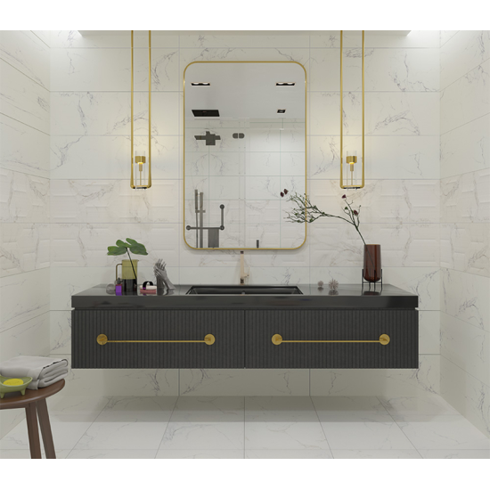 Faianta Dunca Adonis White Satinat Luz Bianco 30x90 Cm Cal I Interior (1.62mp/cut)