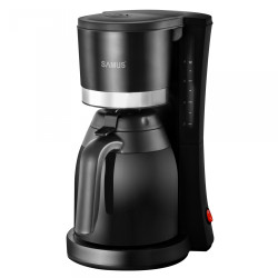 Filtru De Cafea Cu Cana Termos Samus Elite 800w 1l Negru