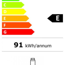 Frigider Cu O Usa Heinner Hf-v135e++ 135l 83cm Clasa E Alb