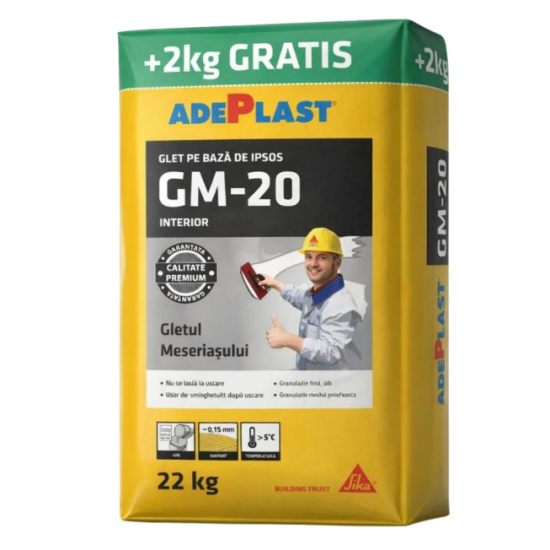 Gletul Meseriasului Gm 22kg-adeplast Gletul Meseriasului Gm 22kg-adeplast