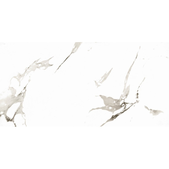 Gresie Portelanata Premier Carrara Alb Lucios 120x60 Cm Rectificata Interior/exterior (1.44mp/cut)