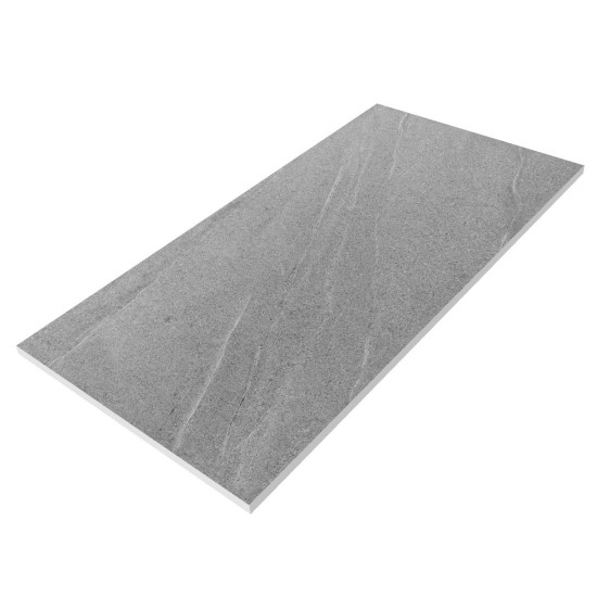Gresie Portelanata Regata Grainy Grey Matt 120x60 Cm Rectificata Interior/exterior (1.44 Mp/cut)