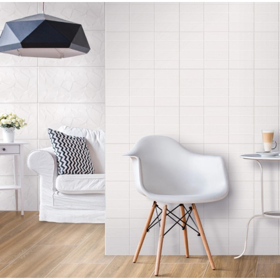 Gresie Portelanata Cesarom Materika Alb Brick 60x30 Cm 6060-0228 Interior (1.26 Mp/cut) Gresie Portelanata Cesarom Materika Alb Brick 60x30 Cm 6060-0228 Interior (1.26 Mp/cut)