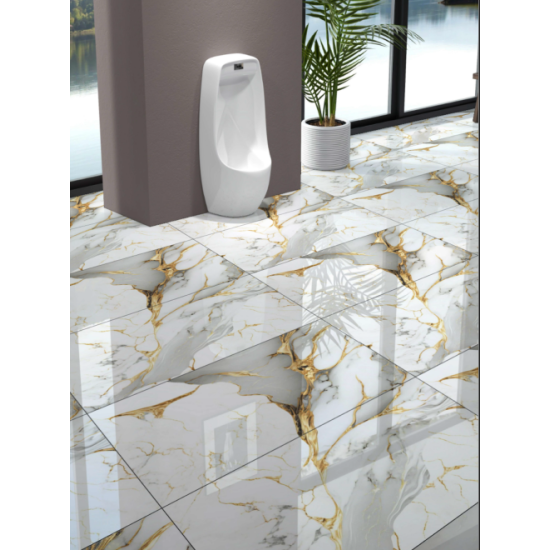 Gresie Portelanata Dunca Angelo Oro Glossy 120x60 Cm Cal I Rectificata Interior/exterior (2.16mp/cut)