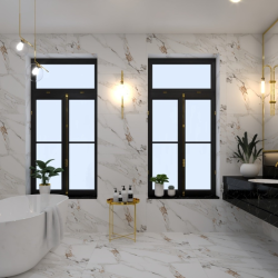 Gresie Portelanata Dunca Aspire Gold Glossy 120x60 Cm Cal I Rectificata Interior/exterior (2.16 Mp/cut)