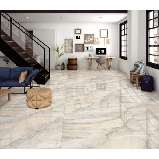 Gresie Portelanata Dunca Plazzo Glossy 120x60 Cm Cal I Rectificata Interior/exterior (2.16mp/cut)