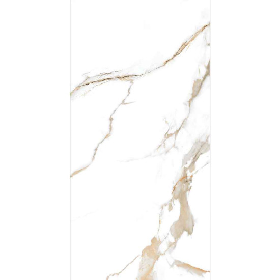 Gresie Portelanata Premier Calci Gold Alb 120x60 Cm Rectificata (1.44 Mp/cut)