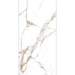 Gresie Portelanata Premier Calci Gold Alb 120x60 Cm Rectificata (1.44 Mp/cut)