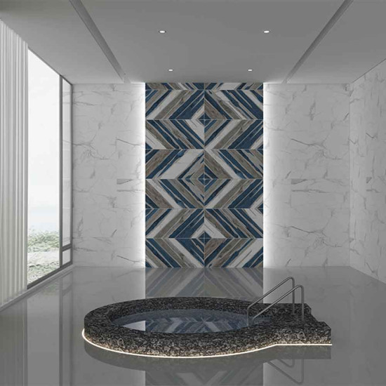 Gresie Portelanata Premier Slash Grey Glossy 60x120 Interior(1.44mp/cutie)