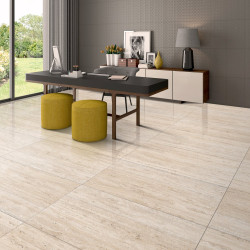 Gresie Portelanata Premier Travera Crema Lucios 120x60 Cm Interior/exterior  (1.44mp/cut)