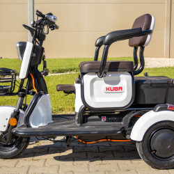 Triciclu Electric Geeli Grape 15 Viteza Max 25km/h Alb + Civ