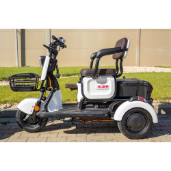 Triciclu Electric Geeli Grape 15 Viteza Max 25km/h Alb + Civ