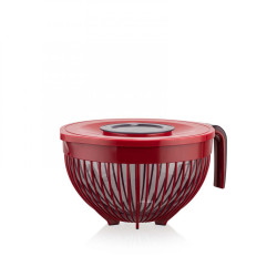Bol Mixare Cu Capac  Plastic  21 Cm Hr-ql-mbl3
