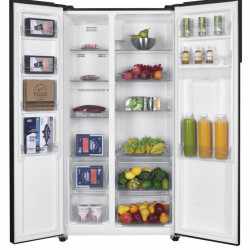 Combina Frigorifica Heinner Side By Side Hsbs-h439nfbkwde++ 436l 177cm Clasa E Negru Combina Frigorifica Heinner Side By Side Hsbs-h439nfbkwde++ 436l 177cm Clasa E Negru
