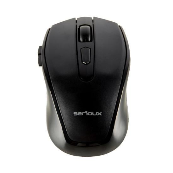 Mouse Serioux Pastel600 Wr Black Usb