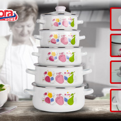 Set Gatit 10 Piese Emailat. Fabiana