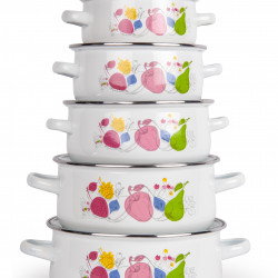 Set Gatit 10 Piese Emailat. Fabiana